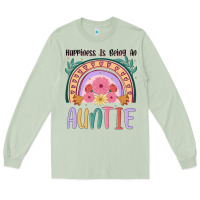 Matcha happiness is being an auntie Long Sleeve Tee - JahusDesignShop