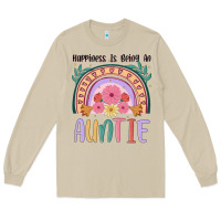 Mushroom happiness is being an auntie Long Sleeve Tee - JahusDesignShop
