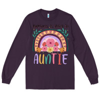 Plum happiness is being an auntie Long Sleeve Tee - JahusDesignShop