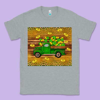 St Patricks Day Truck Classic Tee Designed By Artiststas