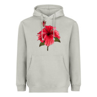 Moon Dust Puerto Rican Hibiscus Flower Heavyweight Hoodie - LillyAllenDesigns