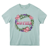 Arona Mother With Floral Wreath Heavy Core Tee - RanaPortraitStore
