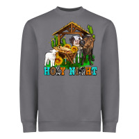 Storm holy nıght cows and sunflowers Heavyweight Sweatshirt - AdoDesignShop