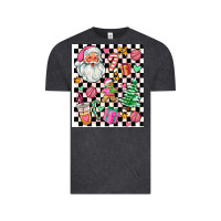 Vintage Black pink christmas elementary Vintage Tee - AdoDesignShop