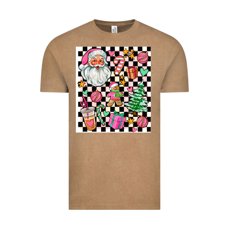 Pink Christmas Elementary Vintage Tee by AdoDesignShop | Teevron