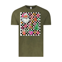 Vintage Olive pink christmas elementary Vintage Tee - AdoDesignShop