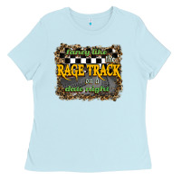 Baby Blue fancy like the rage track on a date night Ladies Tee - RanaPortraitStore