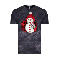 Cloud Black christmas snowman Vintage Tee - JahusDesignShop