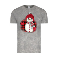 Cloud Rock christmas snowman Vintage Tee - JahusDesignShop