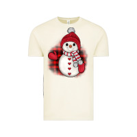 Vintage Arctic christmas snowman Vintage Tee - JahusDesignShop