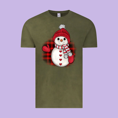 Christmas Snowman Vintage Tee Designed By Jahusdesignshop