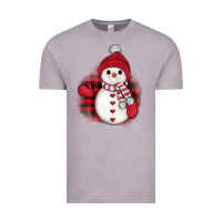 Vintage Zinc christmas snowman Vintage Tee - JahusDesignShop