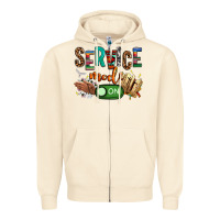Sandshell service mode on woman version Zipper Hoodie - NancyCooperArtShop