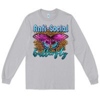 Moon Dust Western Anti-Social Butterfly Long Sleeve Tee - LillyAllenDesigns