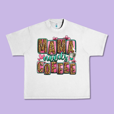 Mama Needs Coffee Mother's Day Urban Heavy Tee Designed By Jasminsmagicworld