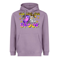 Lavender too cute too spook Heavyweight Hoodie - LillyAllenDesigns