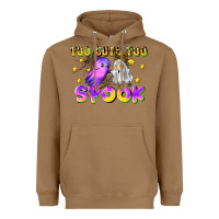 Toasted Coconut too cute too spook Heavyweight Hoodie - LillyAllenDesigns