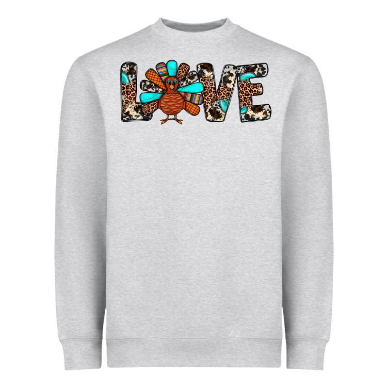 Love Turkey Heavyweight Sweatshirt by JahusDesignShop | Teevron