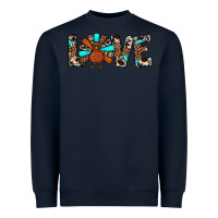 Navy love turkey Heavyweight Sweatshirt - JahusDesignShop