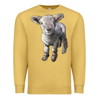 Antique Gold southdown baby sheep Premium Sweatshirt - LillyAllenDesigns
