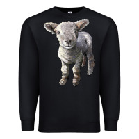Black southdown baby sheep Premium Sweatshirt - LillyAllenDesigns