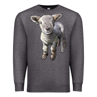 Charcoal Heather southdown baby sheep Premium Sweatshirt - LillyAllenDesigns
