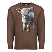 Chestnut southdown baby sheep Premium Sweatshirt - LillyAllenDesigns