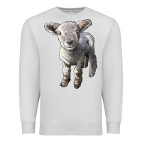 Dove Grey southdown baby sheep Premium Sweatshirt - LillyAllenDesigns