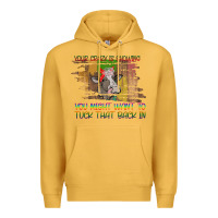 Mustard Your Crazy Is Showing Premium Hoodie - Bettercallsaul