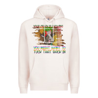 Pale Pink Your Crazy Is Showing Premium Hoodie - Bettercallsaul