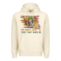 Sandshell Your Crazy Is Showing Premium Hoodie - Bettercallsaul