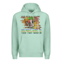 Seafoam Your Crazy Is Showing Premium Hoodie - Bettercallsaul