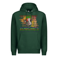 Sports Green Your Crazy Is Showing Premium Hoodie - Bettercallsaul