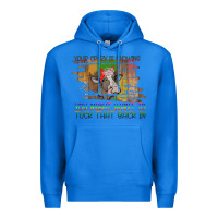 True Royal Your Crazy Is Showing Premium Hoodie - Bettercallsaul