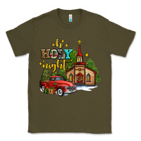 Army Green the church  holy night western truck Classic Tee - AdoDesignShop