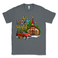 Charcoal Heather the church  holy night western truck Classic Tee - AdoDesignShop