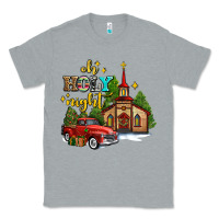 Heather Grey the church  holy night western truck Classic Tee - AdoDesignShop