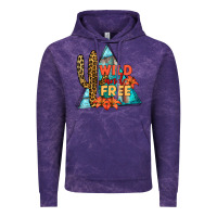 Cloud Purple Wıld and Free Vintage Hoodie - JahusDesignShop