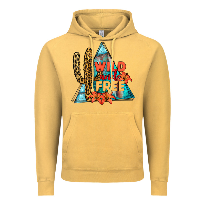 Wıld And Free Vintage Hoodie by JahusDesignShop | Teevron