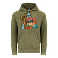 Vintage Olive Wıld and Free Vintage Hoodie - JahusDesignShop