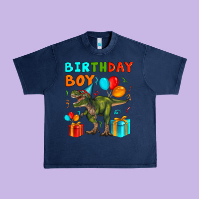 Birthday Boy T Rex Urban Heavy Tee Designed By Artiststas
