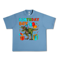 Pebble Blue birthday boy t rex Urban Heavy Tee - Artiststas