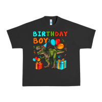 Pigment Black birthday boy t rex Urban Heavy Tee - Artiststas