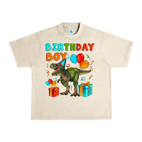 Sandshell birthday boy t rex Urban Heavy Tee - Artiststas