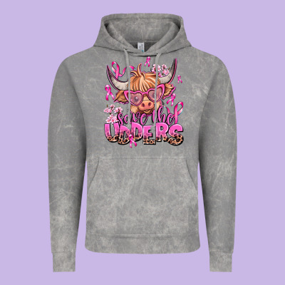 Save The Udders Vintage Hoodie Designed By Adodesignshop