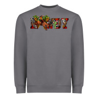 Storm Christmas Howdy Bronco Rodeo Heavyweight Sweatshirt - JahusDesignShop