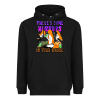 Black there's some horrors in this house Heavyweight Hoodie - LillyAllenDesigns