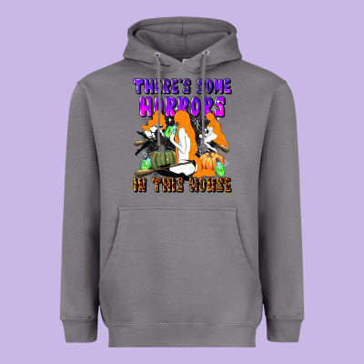 There's Some Horrors In This House Heavyweight Hoodie Designed By Lillyallendesigns