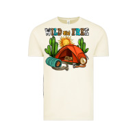 Vintage Arctic wild and free camp Vintage Tee - AdoDesignShop