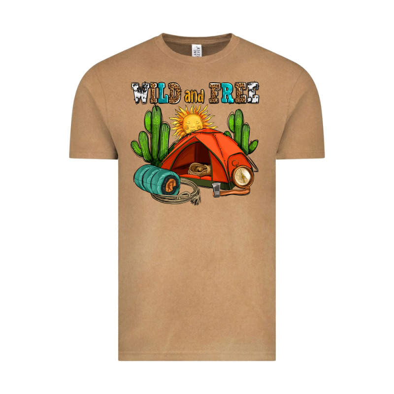 Wild And Free Camp Vintage Tee by AdoDesignShop | Teevron